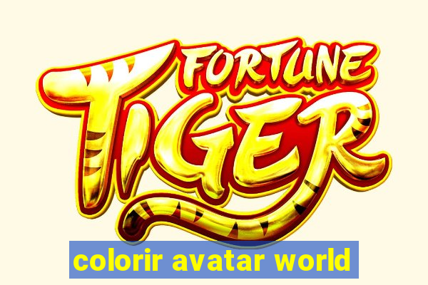 colorir avatar world